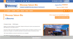 Desktop Screenshot of biocoop-libourne.com